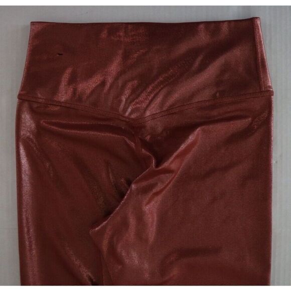 Nike Women's Sz XS Red Metallic Nike One Icon Clash 7/8 Tight Fit Leggings $85 - Picture 6 of 11